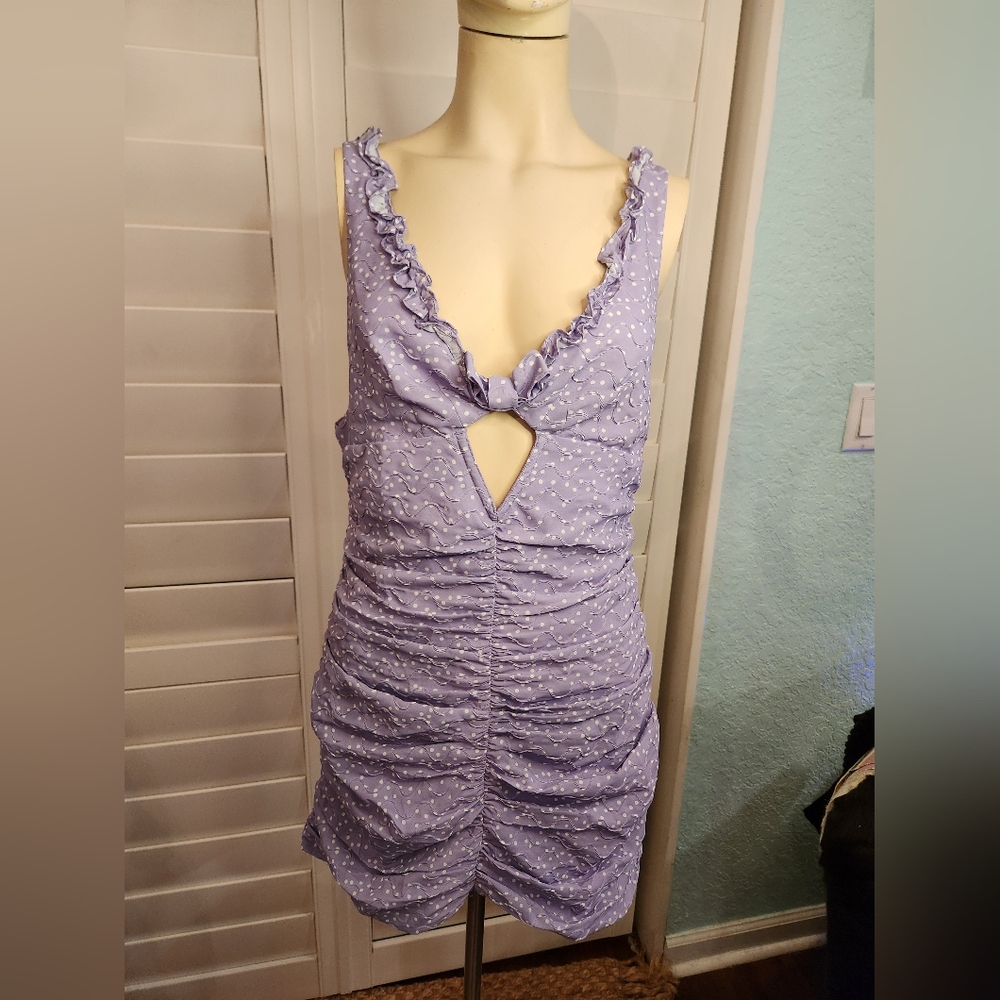 NWT For Love & Lemons CHELSEA MINI DRESS